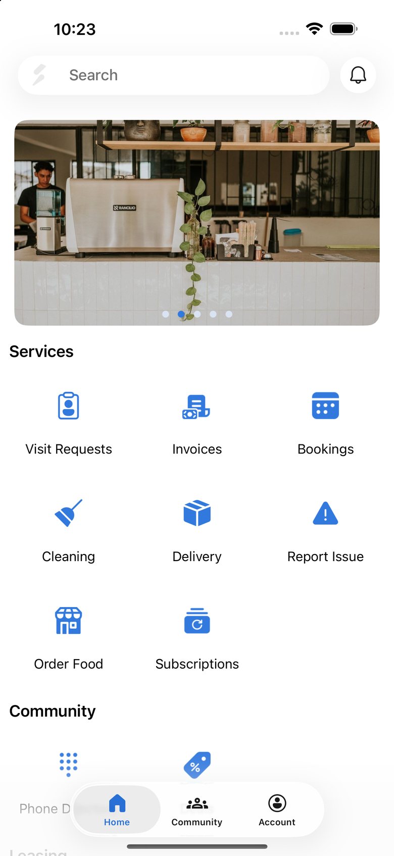 The Hub App: Every service, one tap away